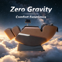 Fauteuil de massage intelligent OYEAL 8D à gravité zéro, avec massage des pieds, du dos et des jambes, en cuir premium et garantie d'un an