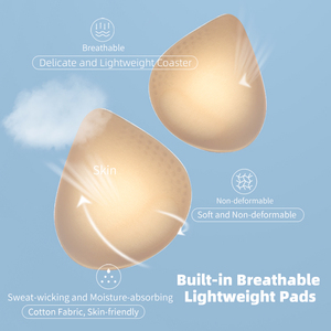 Soutien-gorge de mastectomie respirant certifié CE à boutons avant OEM/ODM pour femmes, avec coussinets amovibles, sans armatures, pour utilisation <span class=keywords><strong>post</strong></span>-<span class=keywords><strong>opératoire</strong></span>, prothétique - Product Image 5