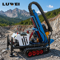 Moteur de machine de forage de puits de type chenillé haute efficacité pour travaux miniers et de construction en carrière, électrique DTH
