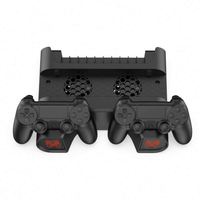 Support de charge multifonctionnel avec ventilateur de refroidissement pour console PS4 Pro/Slim, accessoires de jeu