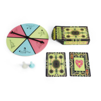 Jeux de société personnalisés en bois et en papier, style tendance 2024 - Jeux portables, écologiques, durables, pour la famille, les fêtes et les adultes, avec logo personnalisé
