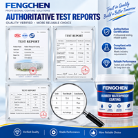 Revêtement imperméable hautement élastique FENGCHEN pour la réparation des fissures des murs extérieurs des toits, peinture protectrice anti-fuite à base d'eau