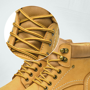 Botas de Trabajo para <span class=keywords><strong>Hombre</strong></span> Fabricadas en Fábrica con Parte Superior de Cuero Genuino Transpirable y Resistente a los Pinchazos y Forro de Malla - Product Image 4