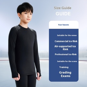 La Ciccogna Trang phục biểu diễn trượt băng nghệ thuật dành cho bé trai dành cho kim cương dày mùa thu đông bốn mùa mỏng - Product Image 1