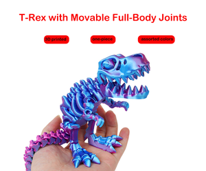 Modelos de Dinosaurios Articulados Impresos en 3D Personalizados para Exhibición y Colección para Adultos - Product Image 4