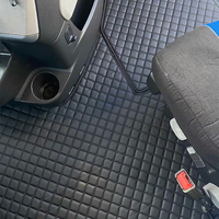 Tapis de sol pour camion Western Star 47X/49X, design diamant de luxe, antidérapant, imperméable, durable, facile à nettoyer, pour toutes les saisons