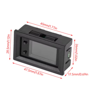 DC6 ~ 36V 10/50/100A 9-in-1 Voltmeter Digital Tegangan Arus Daya Kapasitas Suhu Penguji Multifungsi Sensor NTC