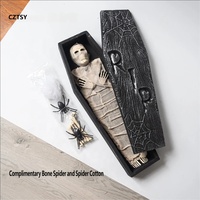 Decoraciones de Halloween de Espuma: Esqueletos de Momias, Arañas, Ataúdes, Casas Encantadas, Habitaciones Secretas, Accesorios Decorativos para Crear una Atmósfera Creativa