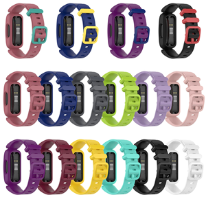 Dragonne pour <span class=keywords><strong>Fitbit</strong></span> Ace 3 <span class=keywords><strong>Bracelet</strong></span> de montre intelligent pour enfants pour <span class=keywords><strong>Fitbit</strong></span> <span class=keywords><strong>Inspire</strong></span> <span class=keywords><strong>2</strong></span> <span class=keywords><strong>Bracelet</strong></span> de Sport <span class=keywords><strong>Bracelet</strong></span> de remplacement en Silicone souple - Product Image 3