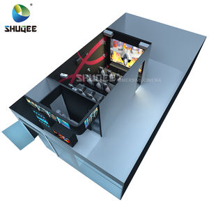 Chaise de plateforme de mouvement 5D SHUQEE pour manèges de parc d'attractions, cinéma en intérieur, expositions, capacité supérieure à 500 kg - Product Image 4