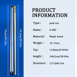 Oferta Especial: Taco de Billar <span class=keywords><strong>Predator</strong></span> de Madera de Arce - Punta de 11.8mm, Junta Uni-loc, Taco de Billar de 2 Piezas - Product Image 4