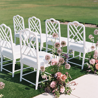 Chaise de mariage Chiavari en acrylique transparent pour événements et réceptions, vente en gros