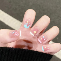 Vente en gros de faux ongles à presser personnalisés de haute qualité, formes Cercueil, Amande, French Manucure, en acrylique