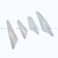 Pour Mitsubishi Lancer Evolution X EVO 10 CZ4A 2008-2016, kit carrosserie avec ailerons avant de style VRS en FRP