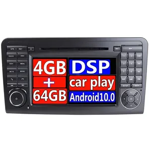 IPS Android 10,0 4G 64G AUTO DVD player Für Mercedes Benz KLASSE ML W164 X164 ML350 ML300 GL500 ML320 ML280 GL350 GL450 GPS radio