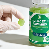 Gummies antioxydantes à la quercétine OEM ODM avec vitamine C et extrait d'églantier, 60 unités