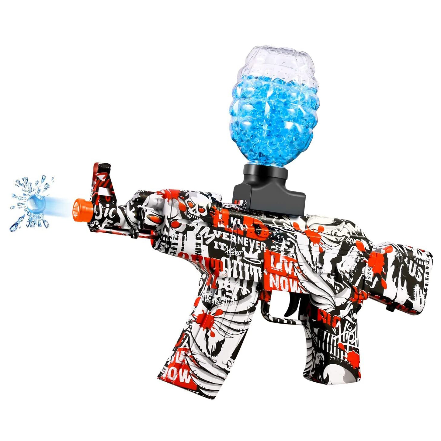 Заводской экологически чистый бластер для брызг, автоматический пистолет, игрушечный гелевый шаровой погрузчик для взрослых и молодежи