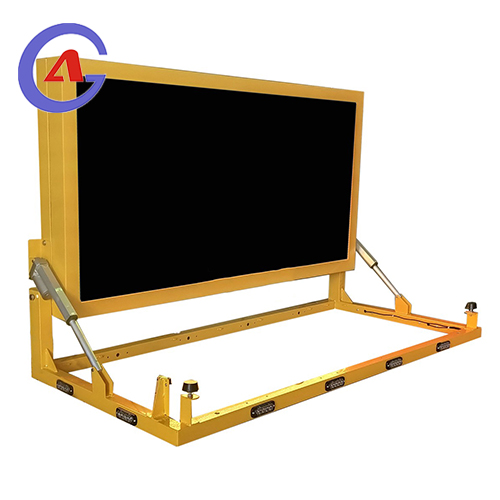 Portable Kendaraan Mounted Variable Pesan Tanda Lalu Lintas Indikasi Matrix LED Display VMS Papan Pesan