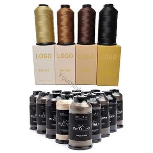 <span class=keywords><strong>Fil</strong></span> à coudre professionnel en nylon collé <span class=keywords><strong>pour</strong></span> extensions capillaires, tissage de perruques et outils de salon de beauté – Personnalisation disponible - Product Image 5