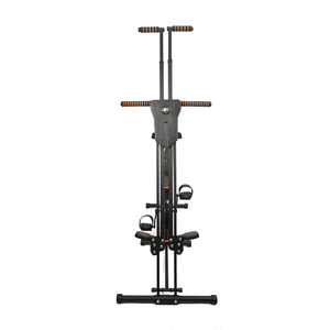 TODO Appareil de musculation pliable 2-en-1 en acier pour <span class=keywords><strong>vélo</strong></span>, capacité 120 kg, hauteur de <span class=keywords><strong>poignée</strong></span>/coussin réglable, poids de volant en fer en option - Product Image 2