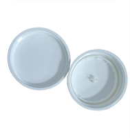 D 60.5 * H 18.1mm Premium White Cap, 54 cou, La couleur peut être personnalisée, Convient aux bocaux en verre à 54 cou.
