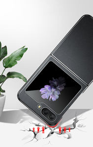 Coque de placage de haut niveau <span class=keywords><strong>pochette</strong></span> pli étui rigide en cuir PU pour Samsung <span class=keywords><strong>Galaxy</strong></span> <span class=keywords><strong>Flip</strong></span> 5 Flip4 <span class=keywords><strong>3</strong></span> housse - Product Image 5