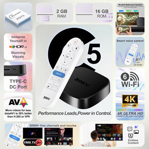 Boîtier <span class=keywords><strong>TV</strong></span> Android 14 Zoku C5 2026, le plus récent, 2 Go de RAM, 16 Go de ROM, BT 5.4, télécommande vocale, Allwinner H313 Quad Core, lecteur multimédia 8K - Product Image 2
