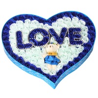 100 Roses Éternelles Roses Romantiques pour la Saint-Valentin, Fleurs Artificielles Préservées Faites à la Main, Modernes, pour Elle