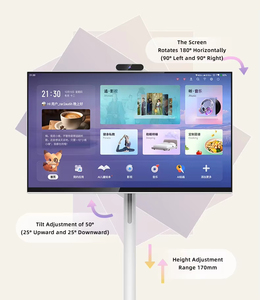 Vendita calda 27 32 pollici bianco rotabile Touch Screen 6G 128G Android LCD LED TV ricaricabile portatile Smart TV - Product Image 3
