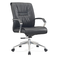 Fauteuil de bureau exécutif VIP présidentiel contemporain luxueux en cuir avec un design confortable