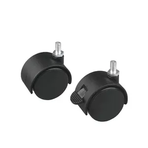 Klassiek Ontwerp Professionele Meubelstoel Nylon Caster 30Mm 50Mm Plastic Zwenkwiel