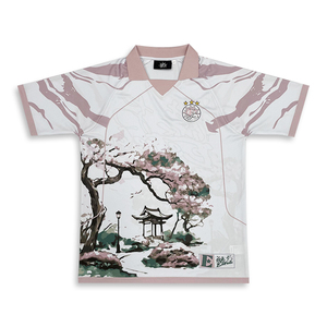 Camiseta de Fútbol Personalizada con Diseño de Moda, Logotipo Bordado, Patrón de Transferencia Térmica, Cuello Polo, Ligera, de Secado Rápido y Transpirable - Product Image 2