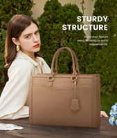 LOVEVOOK 2024 Ventes chaudes Sac à bandoulière professionnel Sac fourre-tout pour ordinateur Sac à main Imperméable Luxe Personnalisé Sac pour ordinateur portable en cuir pour femmes