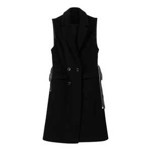 Tessitura del collare del vestito di autunno e di inverno delle nuove donne di <span class=keywords><strong>lana</strong></span> di colore solido delle donne della maglia senza maniche <span class=keywords><strong>cappotto</strong></span> di <span class=keywords><strong>lana</strong></span> delle donne T-shirt - Product Image 5