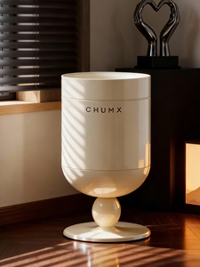 <span class=keywords><strong>Cubo</strong></span> de <span class=keywords><strong>basura</strong></span> para sala de estar, estilo 2026, diseño de copa de vino de tallo alto, estética <span class=keywords><strong>retro</strong></span>, <span class=keywords><strong>cubo</strong></span> abierto, mediados de siglo - Product Image 3
