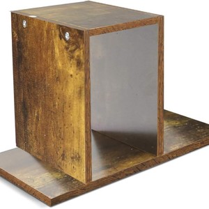 Wooden Desktop <b>File</b> Shelf 3 Tier Standing Office Organizer <b>Storage</b> Rack for Home Student Use - Product Image 3