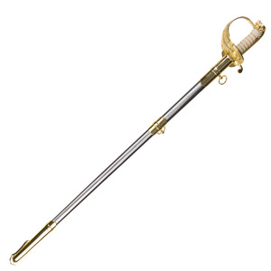 Garde en métal drapeau-lever commande épée défilé cérémonial tête de tigre cérémonie décoration Western Prop épée non taillée à collectionner - Product Image 5