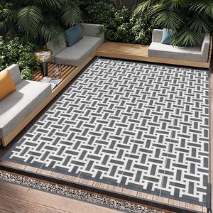 Các Nhà Sản Xuất Bán Buôn Sang Trọng PP Double-Layer Dệt Vườn Patio Thảm Chống Lão Hóa Tùy Chỉnh Vườn In Logo RV Thảm - Product Image 1