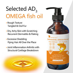 Suplemento de aceite de salmón Omega 3 para perros con piel sensible Infundido Calostro Quercetina Alergia estacional Sabor de soporte inmunológico - Product Image 2