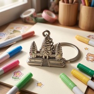 Petits cadeaux créatifs porte-clés d'escrime pendentif Paris Sports Souvenirs feuille épée <span class=keywords><strong>sabre</strong></span> sport petit pendentif - Product Image 1