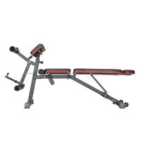 Banc personnalisé équipement d'exercice de gymnastique en acier pliable poids réglable inclinaison déclin banc d'haltères pour la formation