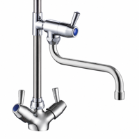 Mini robinet de pré-évier à poser sur comptoir, en laiton sans plomb, avec bec pivotant et douchette extractible, pour cuisine, gain de place