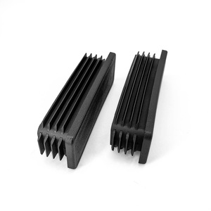 Xinglong Furniture Accessories <b>Square</b> Plug 40x120mm PVC End Cap For Steel <b>Pipe</b> Protection Furniture Plastic Accessory - Product Image 2