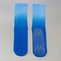 Must-buy Premium Quality Custom Pilates Grip Socks Confortable All-day Wear Crew Training Pilates Socks
