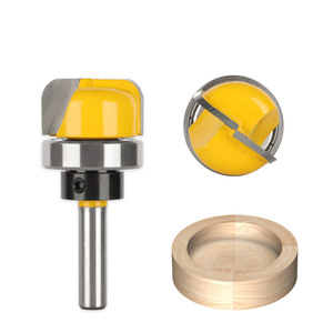 Fuxin Woodworking Router <b>Bit</b> 14mm Shank 12.7 19.05 28.6mm Radius For Grooving Keyhole Carving - Product Image 3