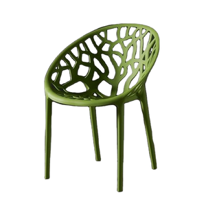 Sillas de Plástico de Resina PP Doradas al por Mayor a Bajo Precio con Diseño de Respaldo de Malla y Sillas de Resina Blancas para Actividades - Product Image 2