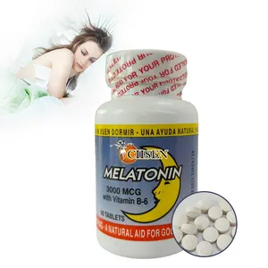 Hot selling Melatonin Tablets 12 mg Fast Dissolve Drug Free Sleep Aid Supplement Sleeping Pills Capsules