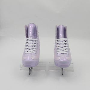 <span class=keywords><strong>Pattini</strong></span> da ghiaccio termico lilla lucido-ciondoli alla caviglia con stella di cristallo per il pattinaggio artistico femminile - Product Image 2