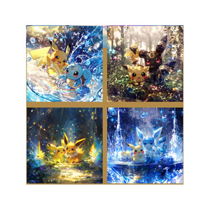 PY the World of Pokemoned Square ArtBoard, Juego de Mesa con Personajes de Pikachu, Edición Limitada, Caja Sorpresa, Cómic, Tarjeta de Umbreon de Pokemoned - Product Image 2