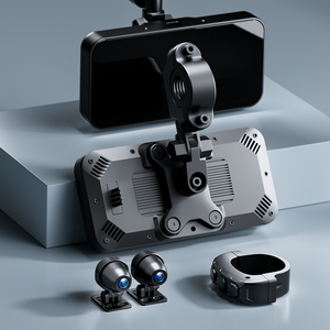 วีคาร์ 6.25 ระบบนำทางจีพีเอสมอเตอร์ไซค์ ไร้สาย รองรับคาร์เพลย์ แอนดรอยด์ออโต้ มิเรอร์หน้าจอ สำหรับมอเตอร์ไซค์ จอพกพา อุปกรณ์เสริมในรถยนต์ - Product Image 4